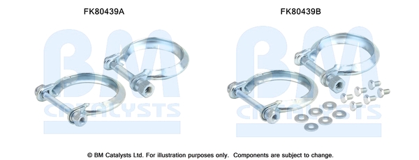 Set montare, catalizator FK80439 BM CATALYSTS