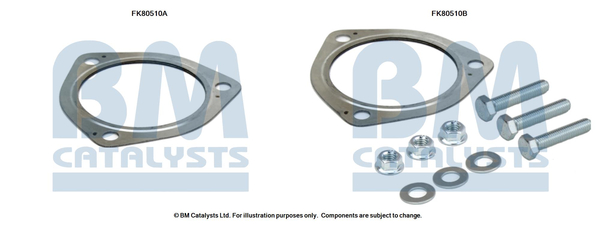 Set montare, catalizator FK80510 BM CATALYSTS