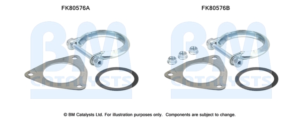 Set montare, catalizator FK80576 BM CATALYSTS