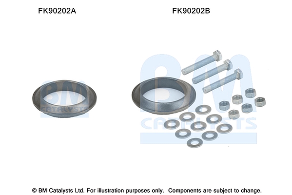 Set montare, catalizator FK90202 BM CATALYSTS
