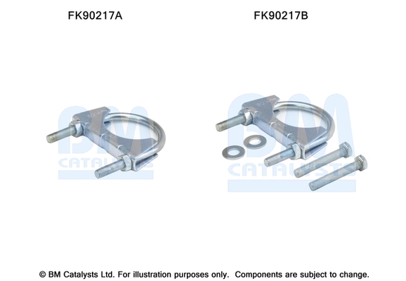 Set montare, catalizator FK90217 BM CATALYSTS