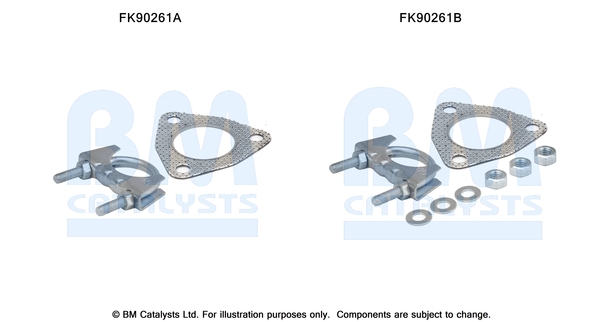 Set montare, catalizator FK90261 BM CATALYSTS