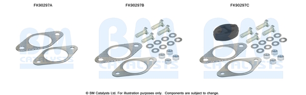Set montare, catalizator FK90297 BM CATALYSTS
