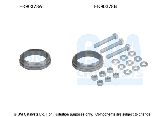 Set montare, catalizator FK90378 BM CATALYSTS