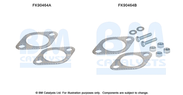 Set montare, catalizator FK90464 BM CATALYSTS