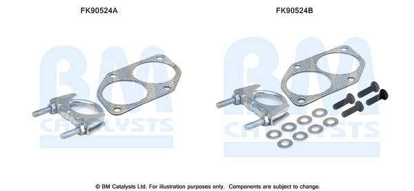 Set montare, catalizator FK90524 BM CATALYSTS