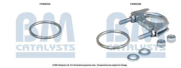 Set montare, catalizator FK90525 BM CATALYSTS
