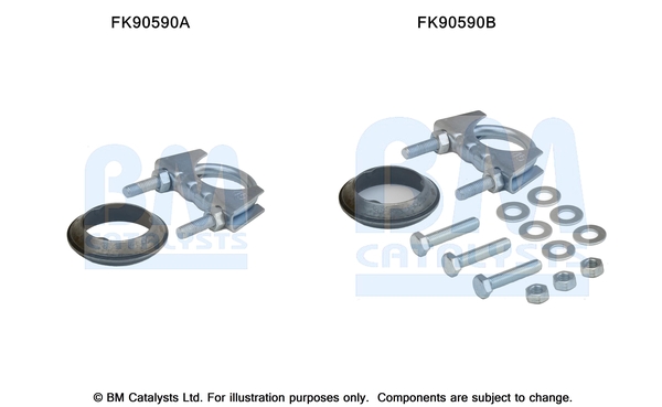 Set montare, catalizator FK90590 BM CATALYSTS