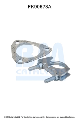 Set montare, catalizator FK90673 BM CATALYSTS