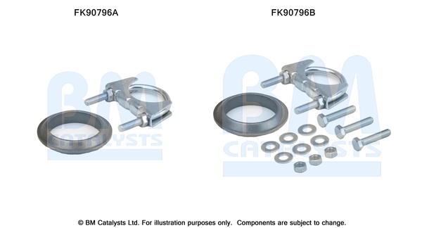 Set montare, catalizator FK90796 BM CATALYSTS