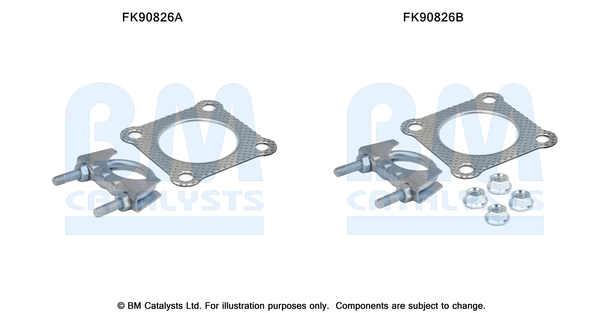 Set montare, catalizator FK90826 BM CATALYSTS