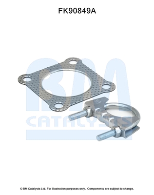 Set montare, catalizator FK90849 BM CATALYSTS