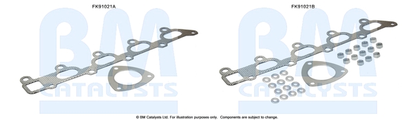 Set montare, catalizator FK91021 BM CATALYSTS