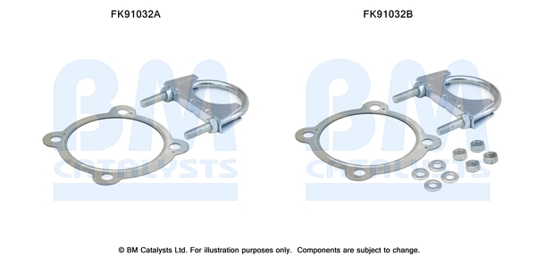 Set montare, catalizator FK91032 BM CATALYSTS