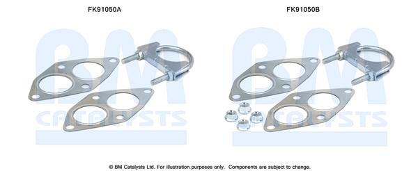 Set montare, catalizator FK91050 BM CATALYSTS