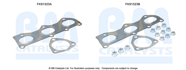 Set montare, catalizator FK91323 BM CATALYSTS