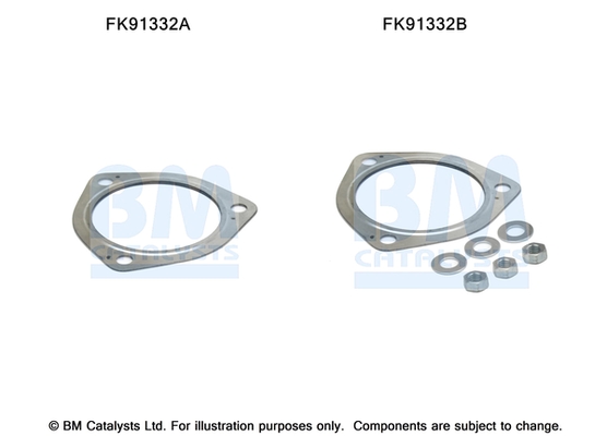 Set montare, catalizator FK91332 BM CATALYSTS