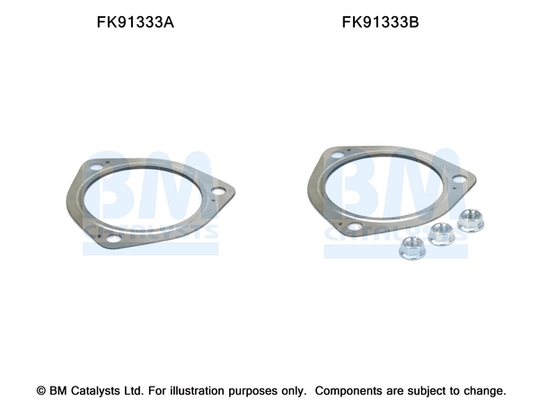 Set montare, catalizator FK91333 BM CATALYSTS