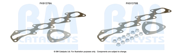 Set montare, catalizator FK91379 BM CATALYSTS