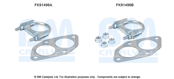 Set montare, catalizator FK91496 BM CATALYSTS