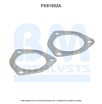 Set montare, catalizator FK91502 BM CATALYSTS