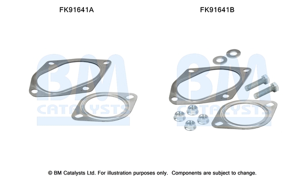 Set montare, catalizator FK91641 BM CATALYSTS