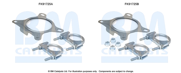 Set montare, catalizator FK91725 BM CATALYSTS
