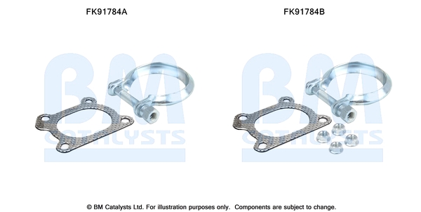 Set montare, catalizator FK91784 BM CATALYSTS