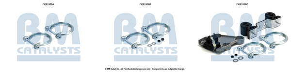 Set montare, catalizator FK91938 BM CATALYSTS
