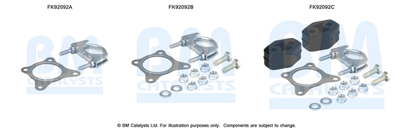 Set montare, catalizator FK92092 BM CATALYSTS