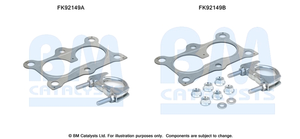 Set montare, catalizator FK92149 BM CATALYSTS