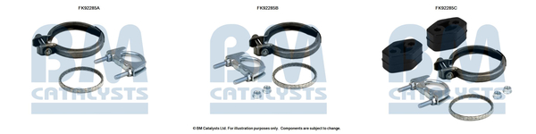 Set montare, catalizator FK92285 BM CATALYSTS