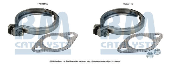 Set montare, catalizator FK92311 BM CATALYSTS