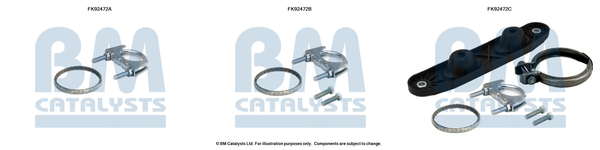 Set montare, catalizator FK92472 BM CATALYSTS