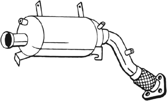 Filtru funingine/particule, sist.de esapament 097-235 BOSAL