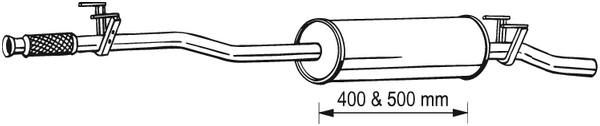 Toba esapamet intermediara 291-069 BOSAL