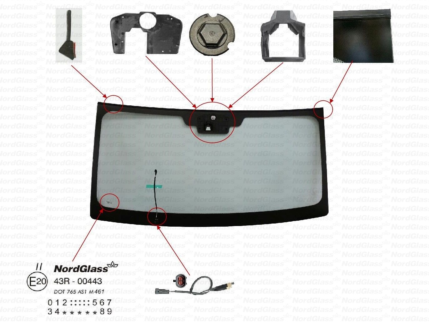 Parbriz 4154237 NORDGLASS