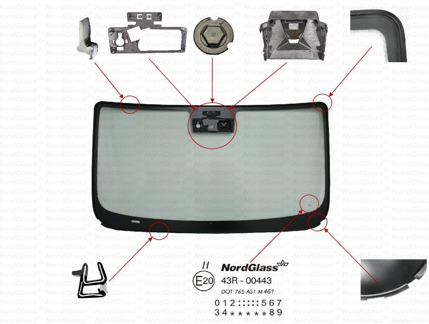 Parbriz 4165244 NORDGLASS