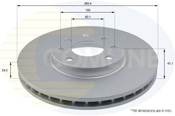 Disc frana ADC1112V COMLINE