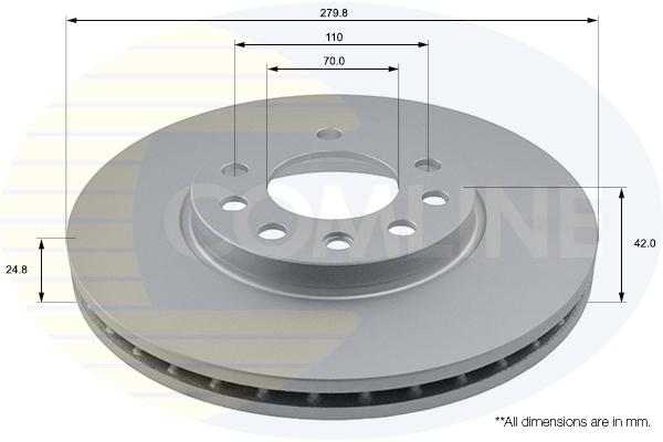 Disc frana ADC1113V COMLINE