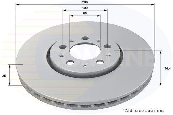 Disc frana ADC1420V COMLINE