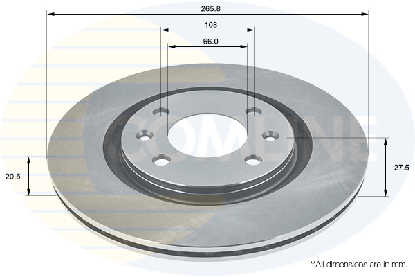 Disc frana ADC1504V COMLINE