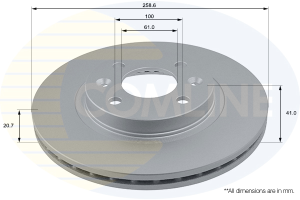 Disc frana ADC1507V COMLINE