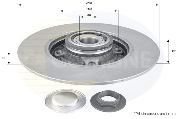 Disc frana ADC3002 COMLINE