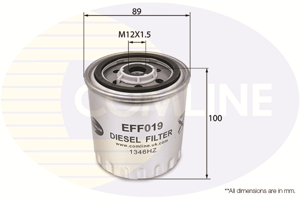 Filtru combustibil EFF019 COMLINE