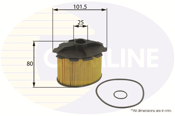 Filtru combustibil EFF071 COMLINE