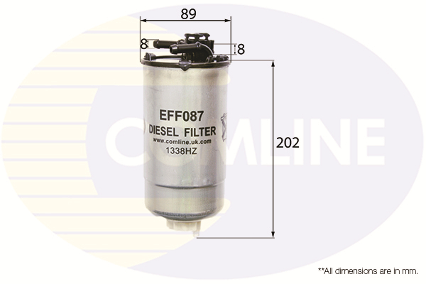 Filtru combustibil EFF087 COMLINE