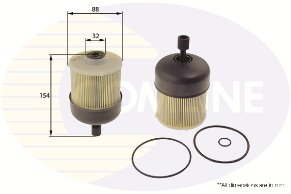 Filtru combustibil EFF307D COMLINE