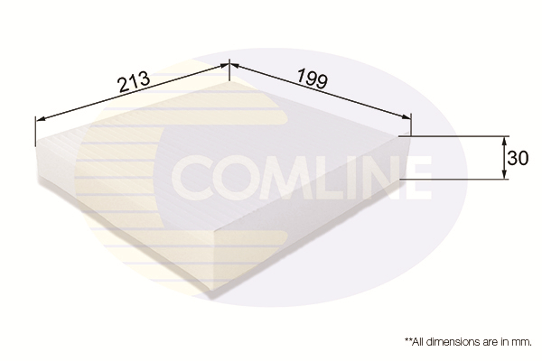 Filtru, aer habitaclu EKF173 COMLINE