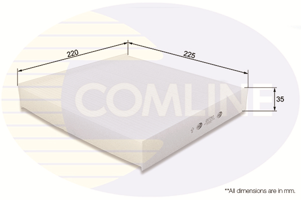 Filtru, aer habitaclu EKF193 COMLINE